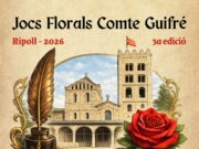 Ripoll presenta la tercera edició dels Jocs Florals Comte Guifré per a fomentar la creació literària