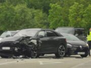Mor un conductor després d’un brutal accident múltiple a la Vall d’en Bas