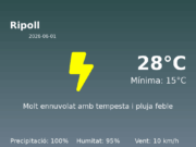 AEMET: El temps per a Ripoll – 1 de Juny de 2026