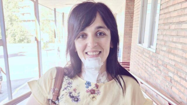 Imatge de la Sílvia Orriols amb les ferides de l'incident domèstic (via Instagram)